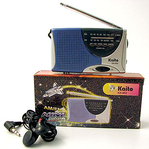AM/FM Radio (Transistor) w/Speaker – No Batteries
