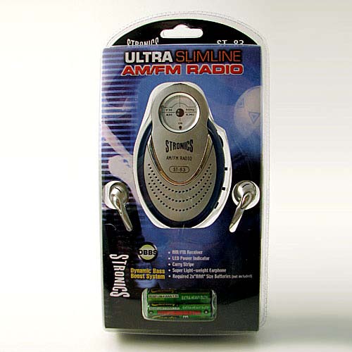 AM/FM Radio w/Battery & Light