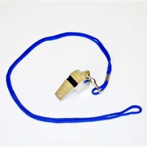 Metal Whistle with Lanyard