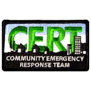 Embroidered CERT Logo Patch 3x5