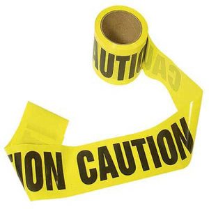 Barricade Tape 3’ X 300’ Feet Yellow (Caution)