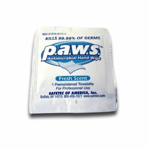 PAWS Antimicrobial Wipes– 100/Box
