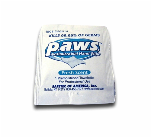 PAWS Antimicrobial Wipes– 100/Box