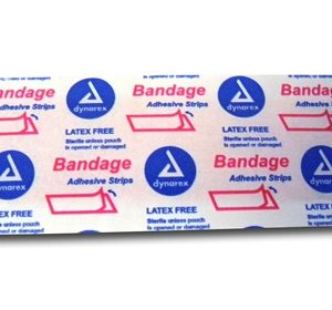 ¾” x 3” Plastic Bandages – Box of 100