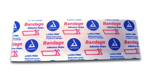 ¾” x 3” Plastic Bandages – Box of 100