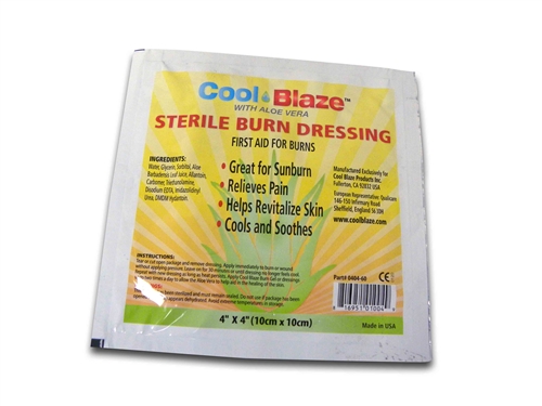 Cool Blaze 4” x 4” Gel dressing