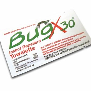 Bug X - Insect Repellant Wipes .27 oz.