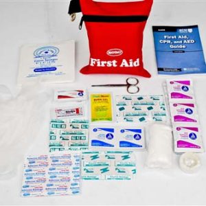 45 Piece First Aid Kit in Attachable Pouch