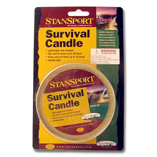 The Survival Candle – Burns 36 Hours