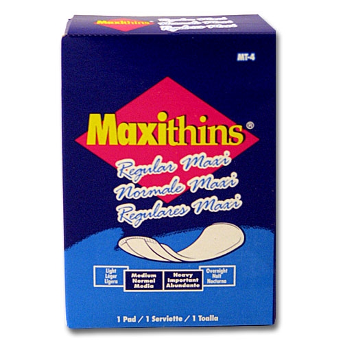 Maxi-pad in a Box – Box of 1
