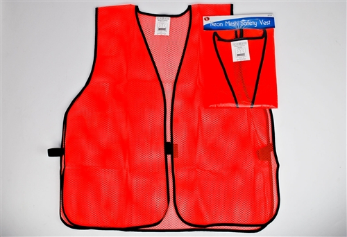 Economy Safety Vest – 100% Polyester – One Size Fits All