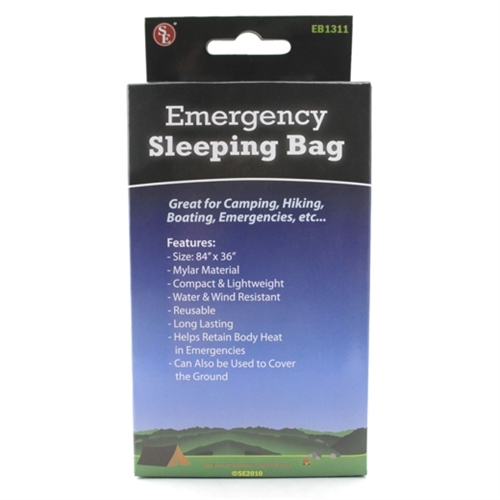 Emergency Sleeping Bag Mylar 84 x 36