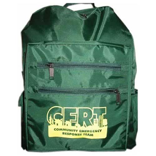 Backpack Green w/CERT Lettering