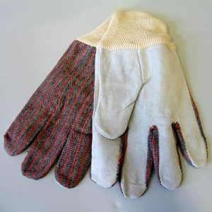 Work Gloves Leather Palm