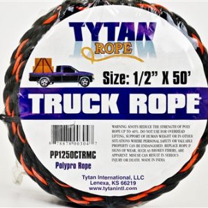 Black & Orange Rope ½ X 50'