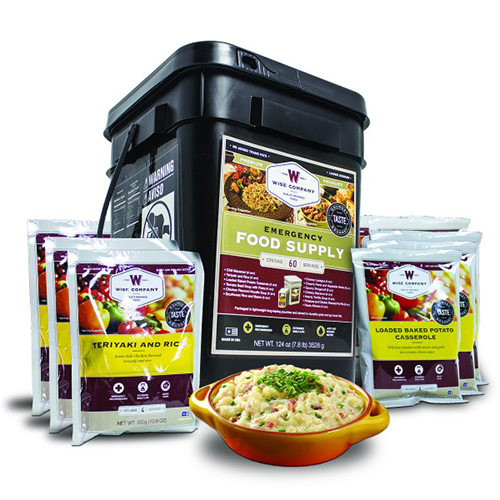60 Serving Kit of Emergency Freeze Dried Food Entrees