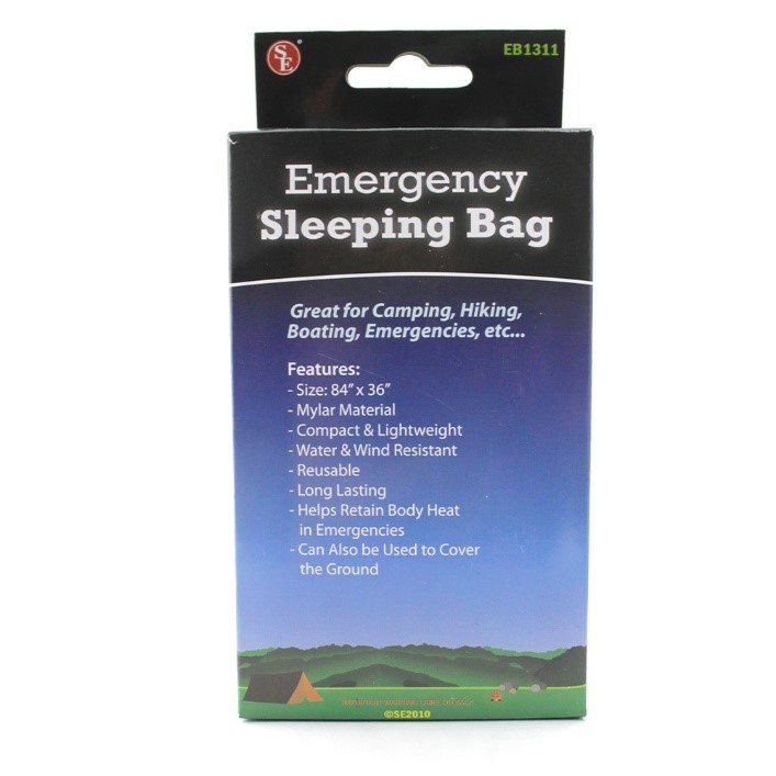 Emergency Sleeping Bag  Mylar 84 x 36