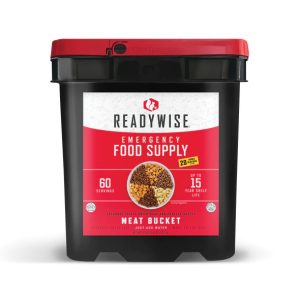 60 Serving Freeze Dried Meat Bucket + 20 Servings Of Rice