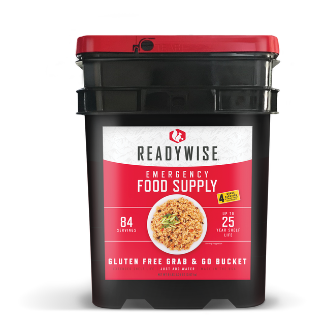 Gluten Free Freeze Dried Meat & Rice - 84 Servings of Wise Emergency Survival Food