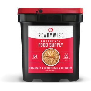 Wise Foods 84 Serving Breakfast & Entree Grab & Go Bucket