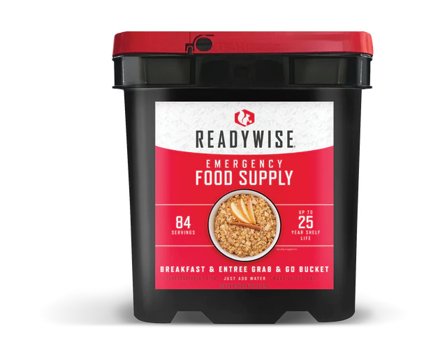 Wise Foods 84 Serving Breakfast & Entree Grab & Go Bucket